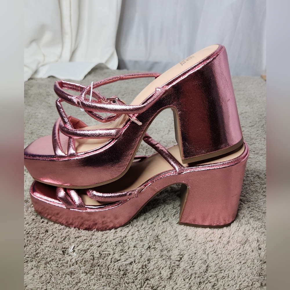 Women's Astro Strappy Platform Heels - Wild Fable - 9 - Picture 8 of 13